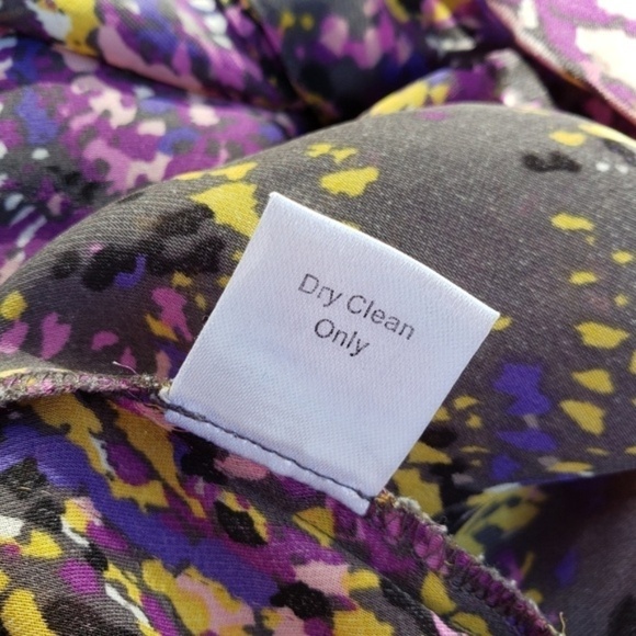 Parker Vibrant Pleated Button-Down Blouse Multi L - Picture 7 of 8